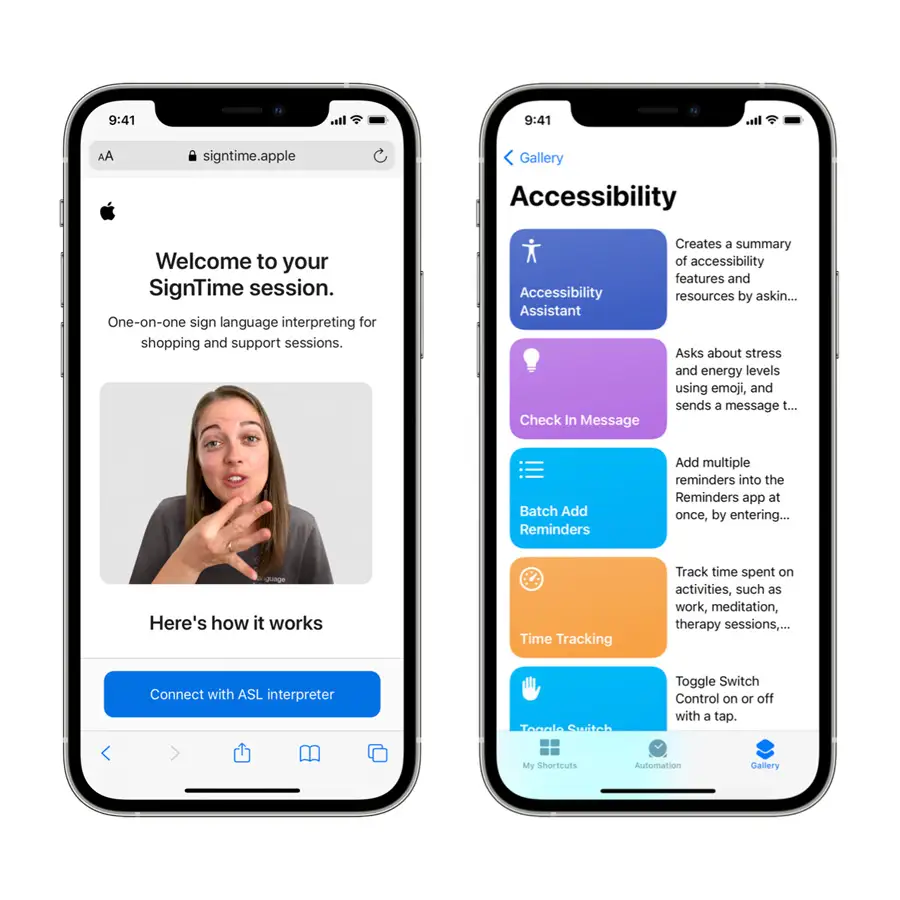iPhone accessibility feature